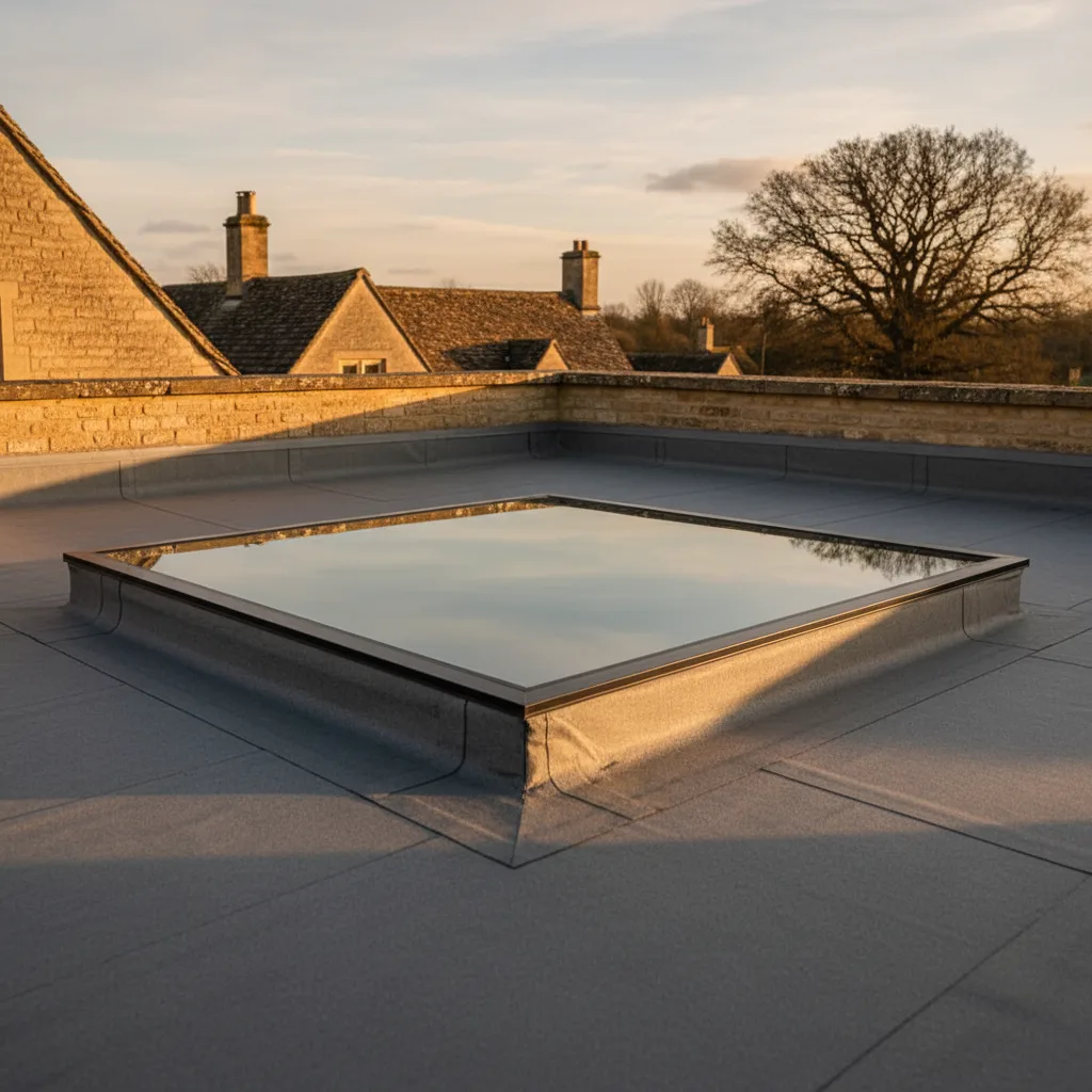 Opening and electric installed on a Gloucestershire roof